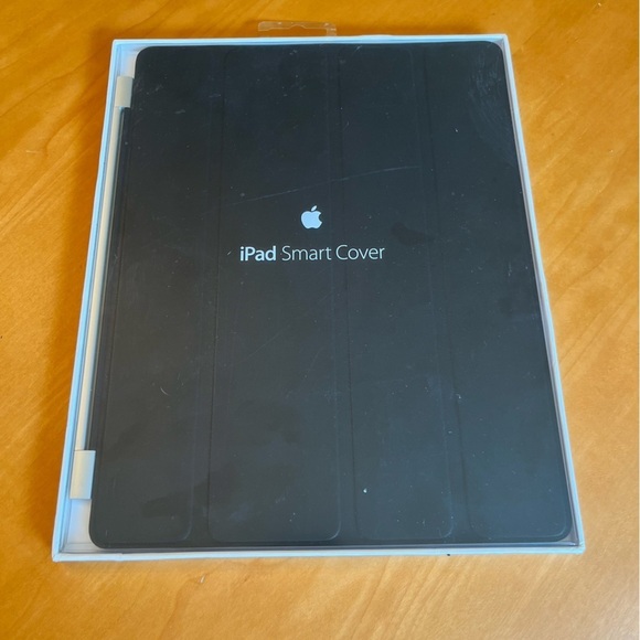Apple IPad Smart Cover Black Leather - Picture 1 of 9